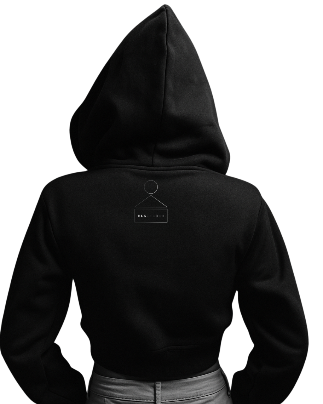 BLK Halo - Cropped Hooded Jacket