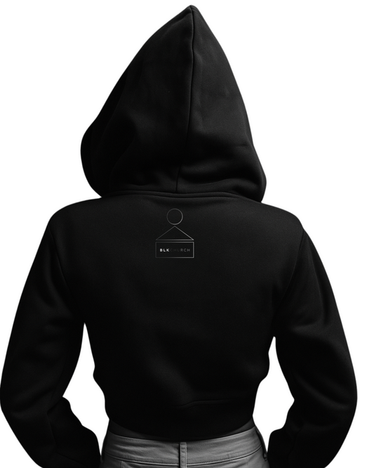 BLK Halo - Cropped Hooded Jacket